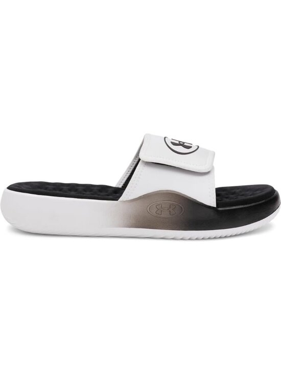 Men\'s White Black Ignite Pro Slide Comfort Soft Rubber Slip On Flat Sandal Shoes main image 5